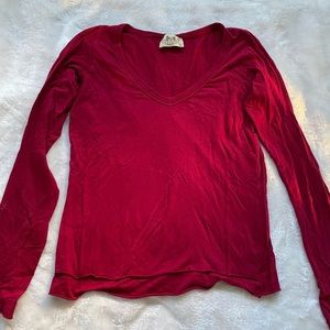 Juicy Couture red long sleeve size M